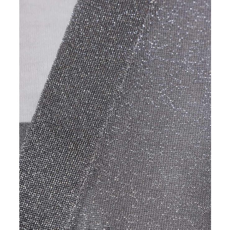 シアーラメVネックカーディガン | MICHEL KLEIN | 詳細画像3 