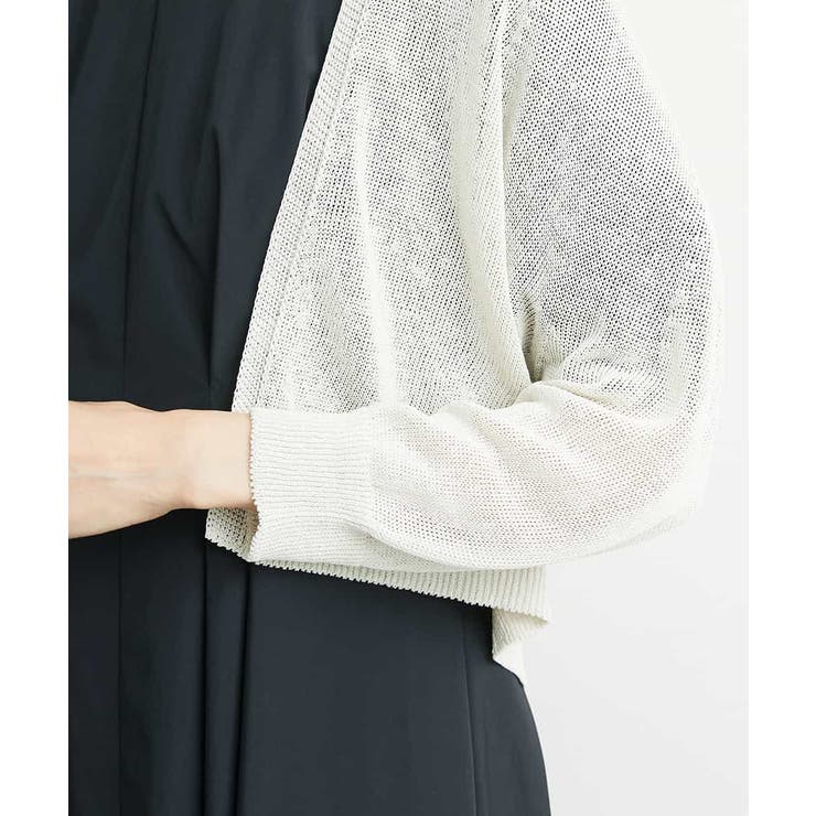 麻混ホールガーメント(R)ニットカーディガン[品番：ITKW0004943  