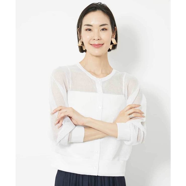 コンパクトシアーニットカーディガン | MICHEL KLEIN | 詳細画像11 