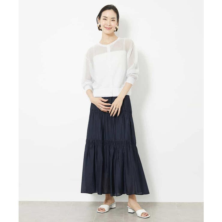 コンパクトシアーニットカーディガン | MICHEL KLEIN | 詳細画像13 