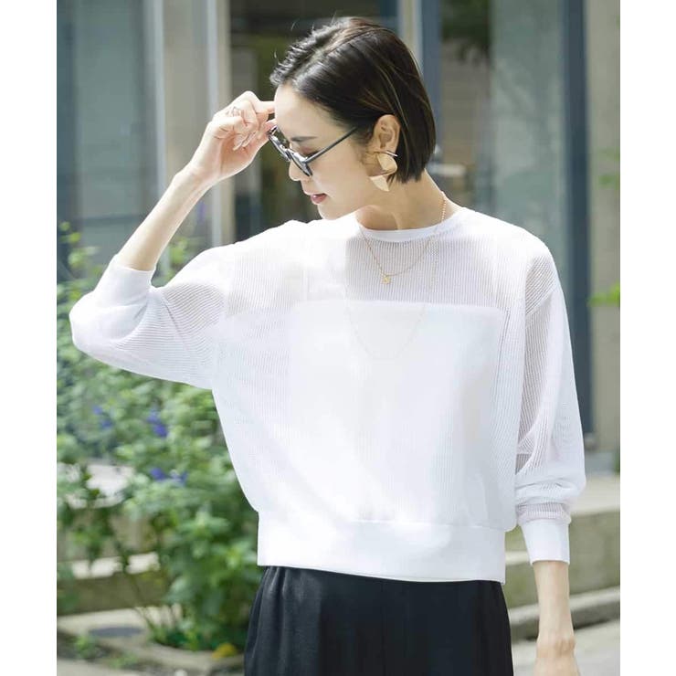 コンパクトシアーニットカーディガン | MICHEL KLEIN | 詳細画像3 