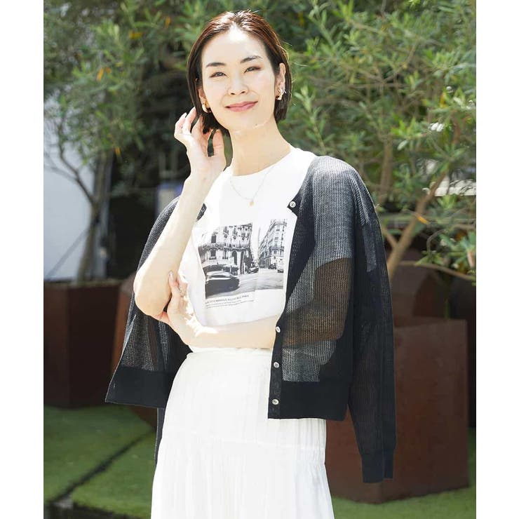 コンパクトシアーニットカーディガン | MICHEL KLEIN | 詳細画像8 