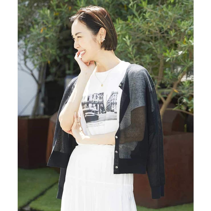 コンパクトシアーニットカーディガン | MICHEL KLEIN | 詳細画像9 