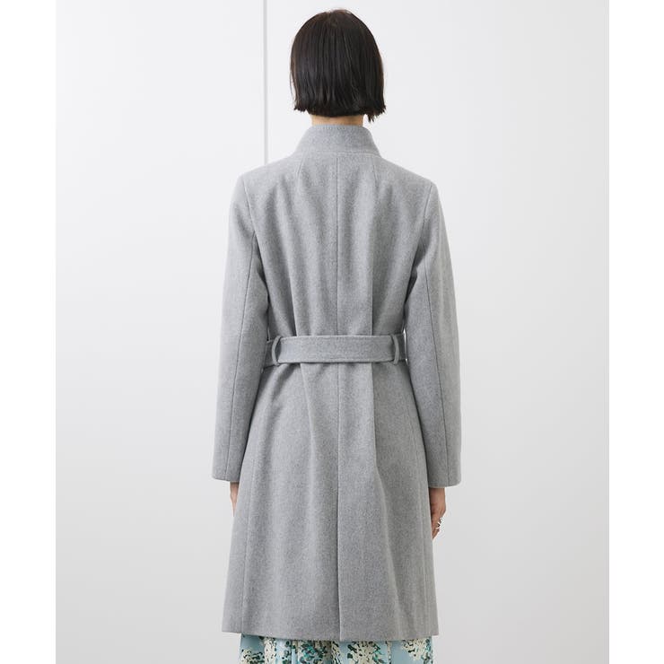 [定番人気]Super100ウールビーバースタンドカラーコート | MICHEL KLEIN | 詳細画像38 