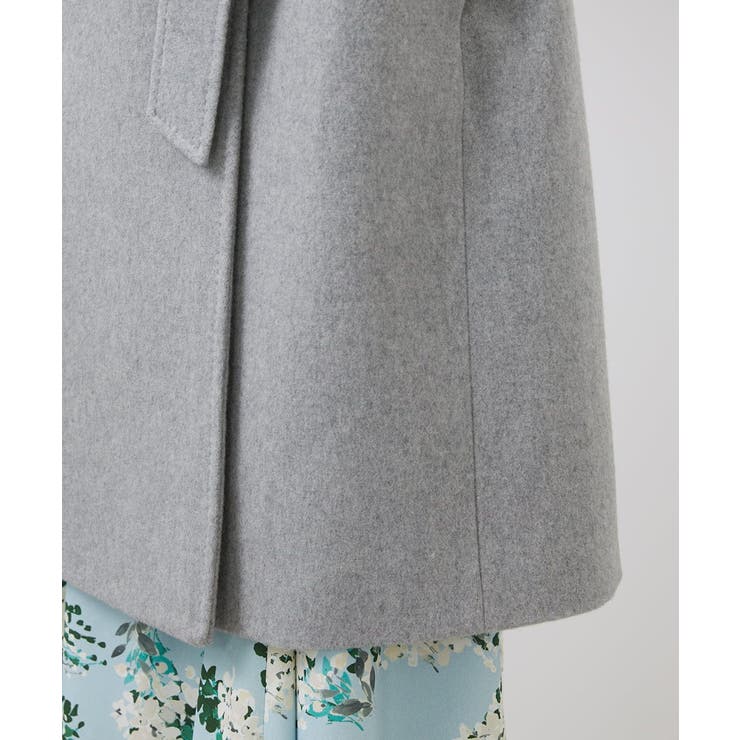 [定番人気]Super100ウールビーバースタンドカラーコート | MICHEL KLEIN | 詳細画像42 