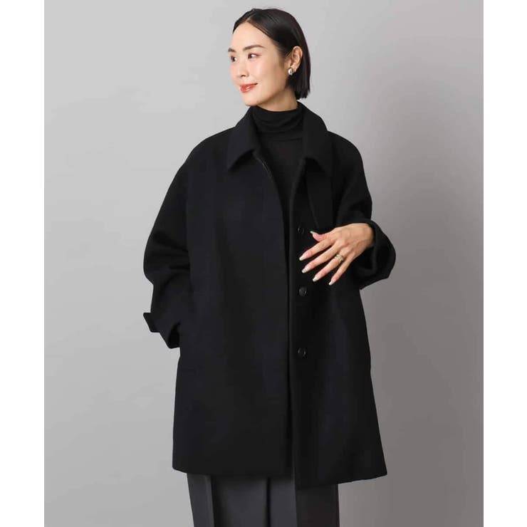 Super100ウールステンカラーコート | MICHEL KLEIN | 詳細画像12 