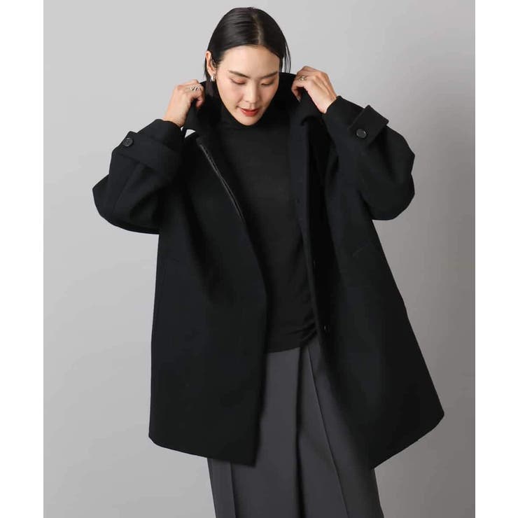 Super100ウールステンカラーコート | MICHEL KLEIN | 詳細画像13 