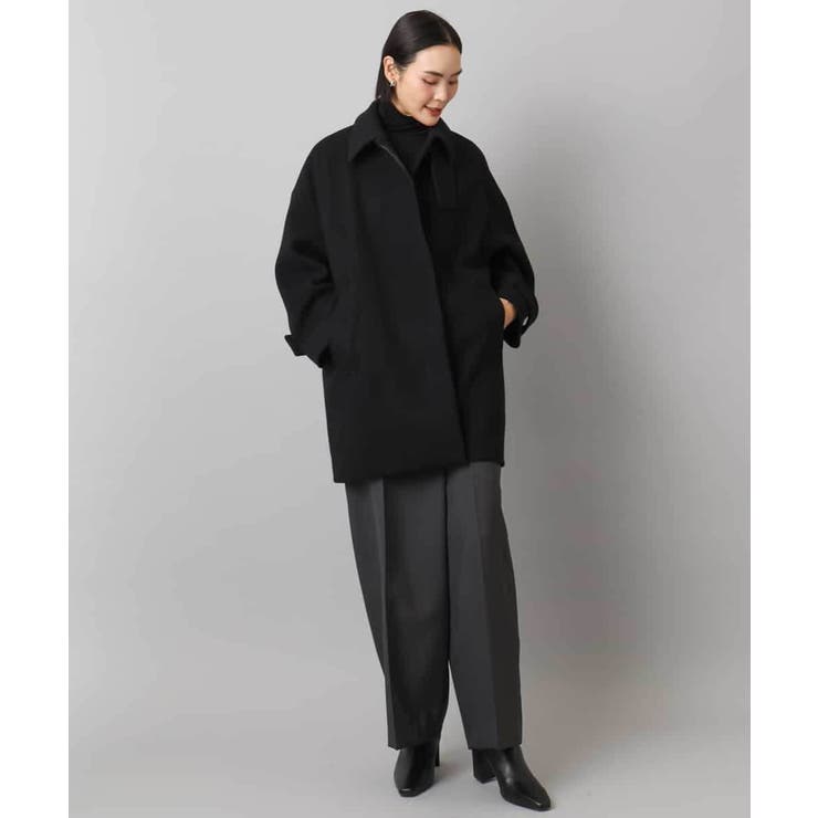 Super100ウールステンカラーコート | MICHEL KLEIN | 詳細画像15 