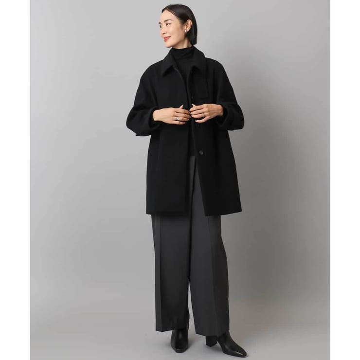 Super100ウールステンカラーコート | MICHEL KLEIN | 詳細画像16 