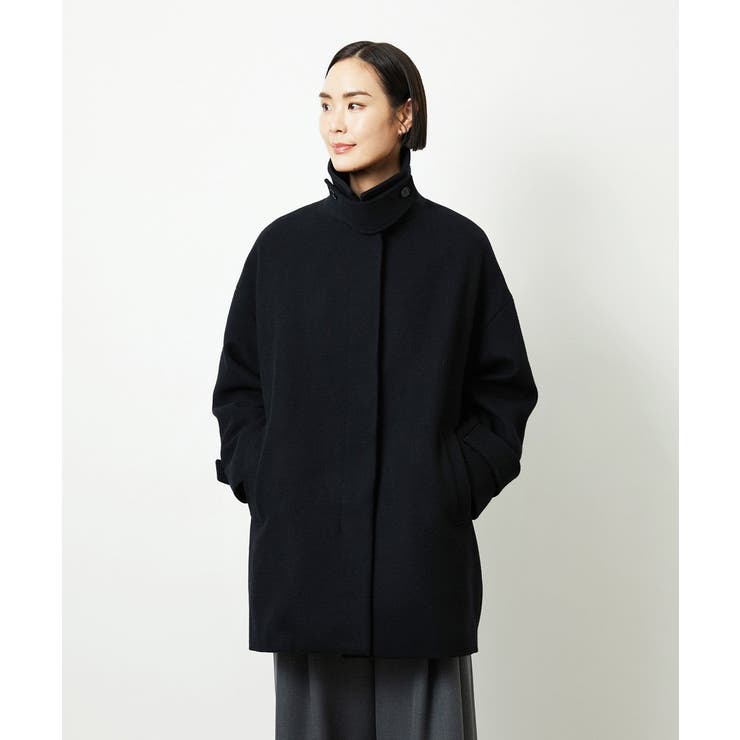 Super100ウールステンカラーコート | MICHEL KLEIN | 詳細画像20 