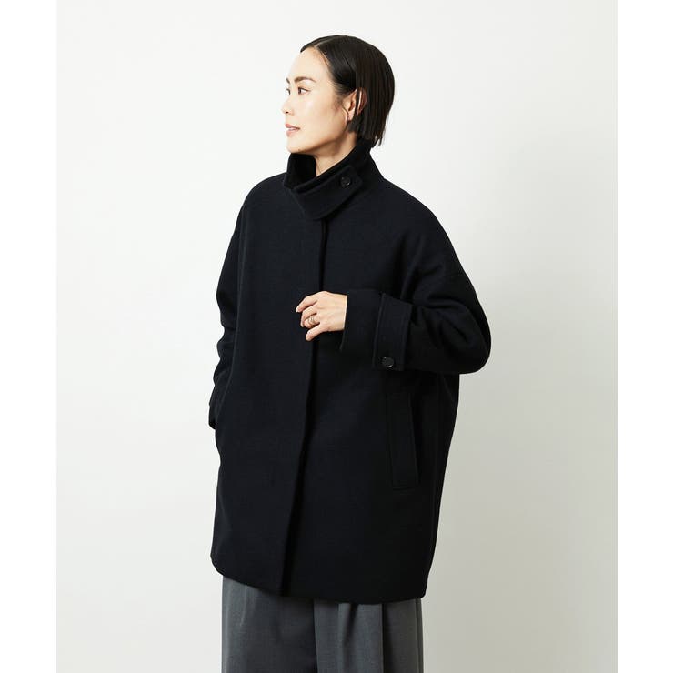 Super100ウールステンカラーコート | MICHEL KLEIN | 詳細画像21 