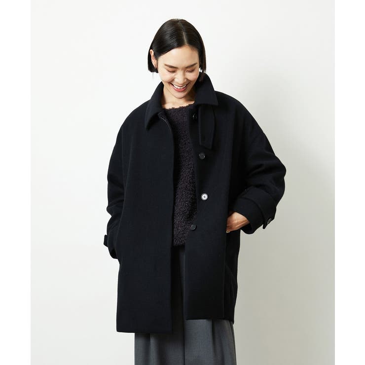 Super100ウールステンカラーコート | MICHEL KLEIN | 詳細画像22 