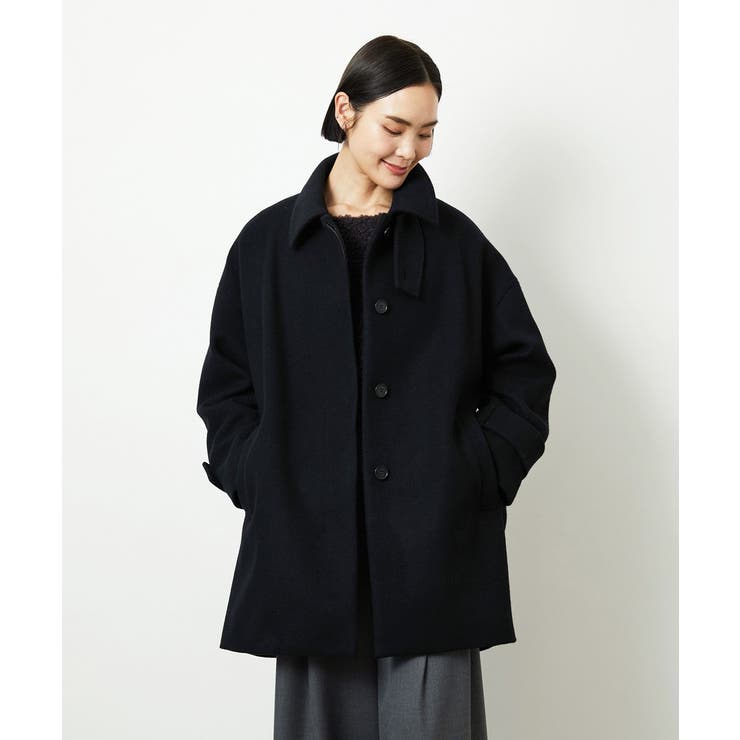 Super100ウールステンカラーコート | MICHEL KLEIN | 詳細画像23 