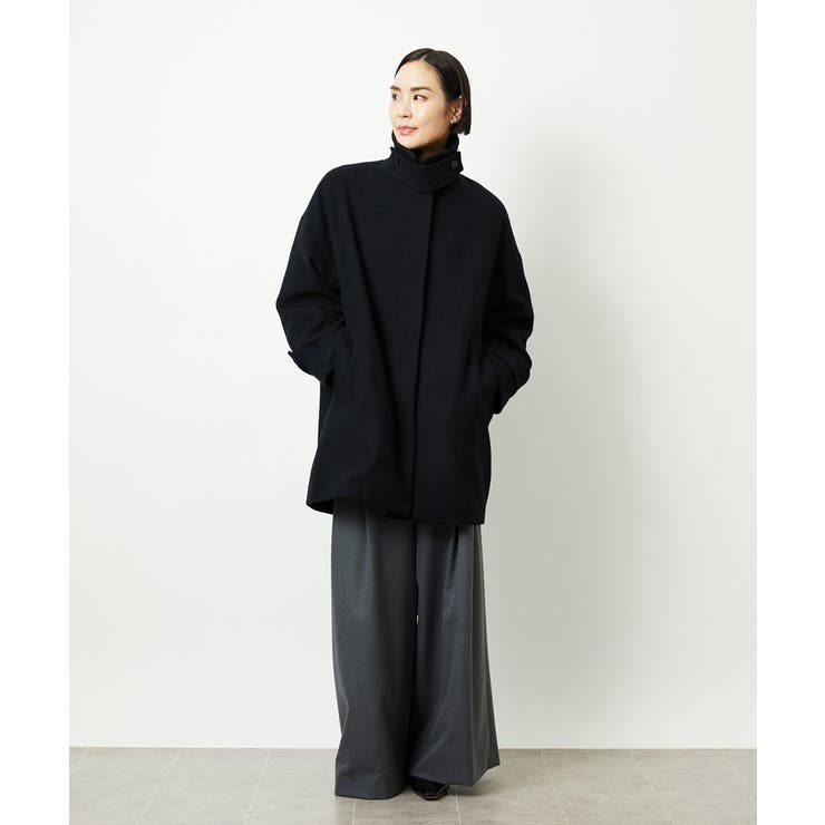 Super100ウールステンカラーコート | MICHEL KLEIN | 詳細画像26 