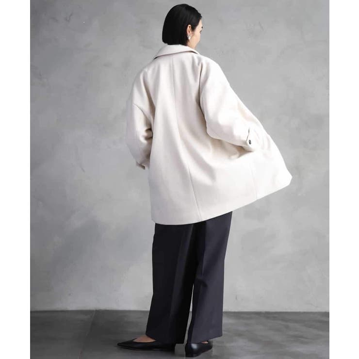 Super100ウールステンカラーコート | MICHEL KLEIN | 詳細画像35 