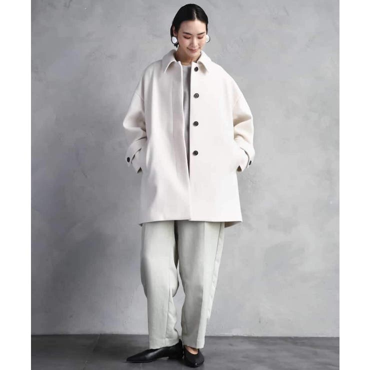 Super100ウールステンカラーコート | MICHEL KLEIN | 詳細画像36 