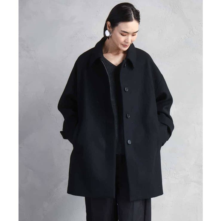 Super100ウールステンカラーコート | MICHEL KLEIN | 詳細画像4 