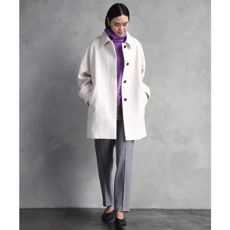 Super100ウールステンカラーコート | MICHEL KLEIN | 詳細画像41 