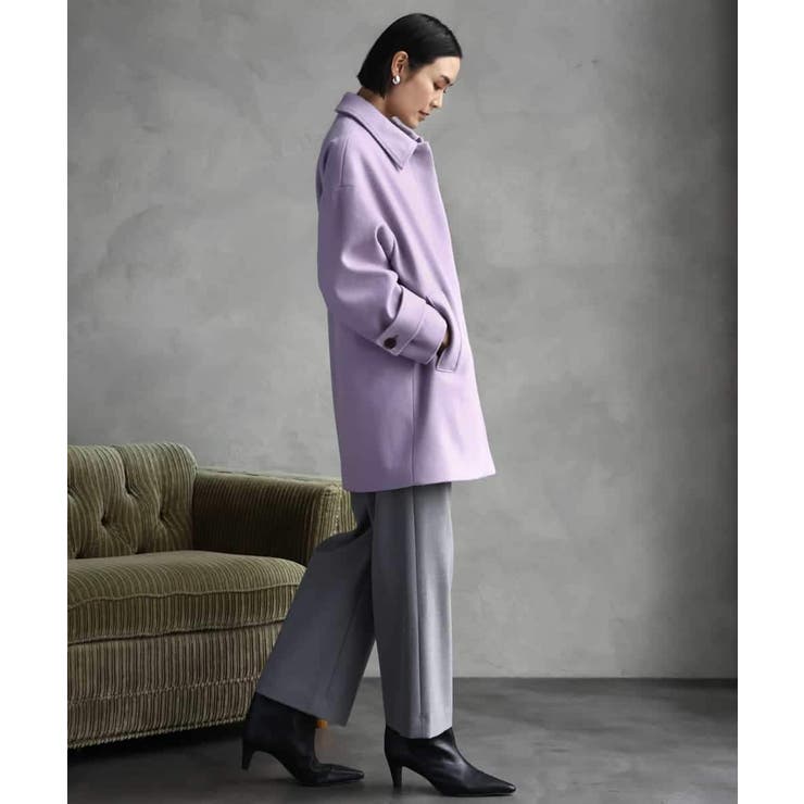 Super100ウールステンカラーコート | MICHEL KLEIN | 詳細画像45 