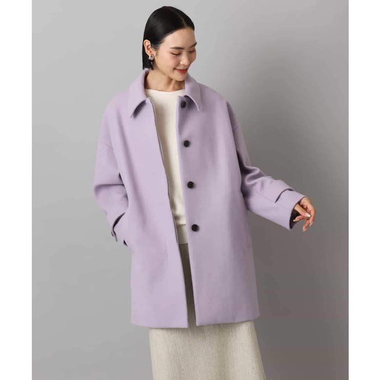 Super100ウールステンカラーコート | MICHEL KLEIN | 詳細画像48 