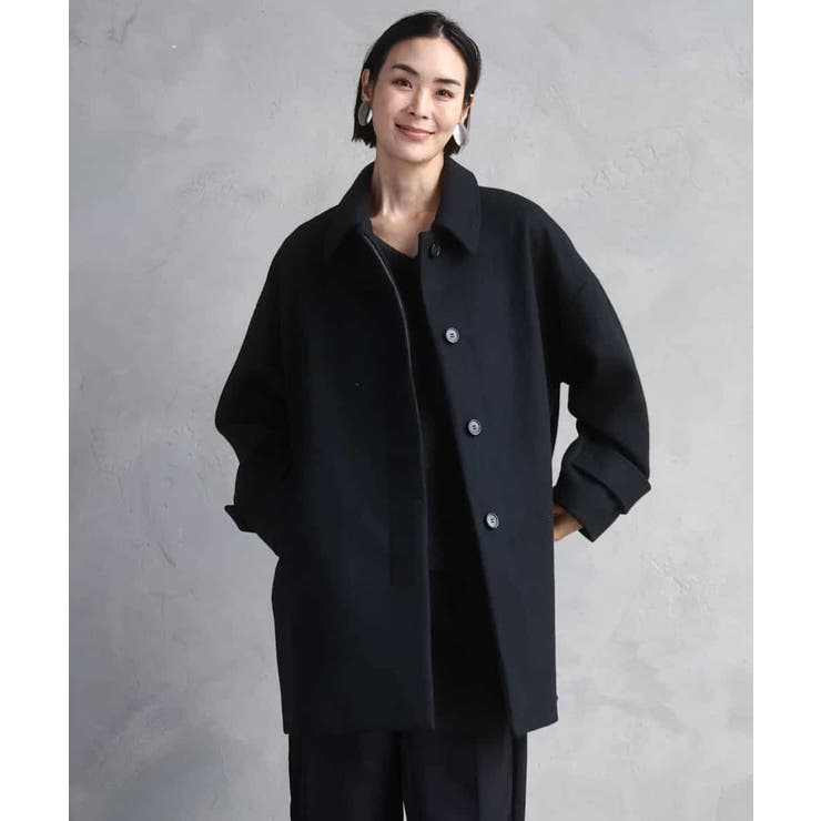 Super100ウールステンカラーコート | MICHEL KLEIN | 詳細画像5 