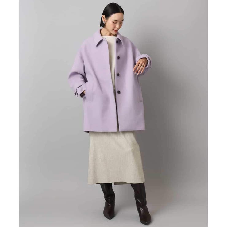 Super100ウールステンカラーコート | MICHEL KLEIN | 詳細画像50 
