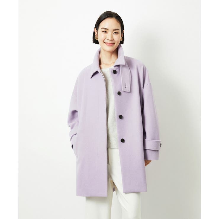 Super100ウールステンカラーコート | MICHEL KLEIN | 詳細画像53 