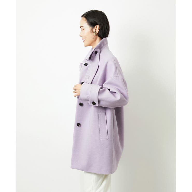 Super100ウールステンカラーコート | MICHEL KLEIN | 詳細画像55 