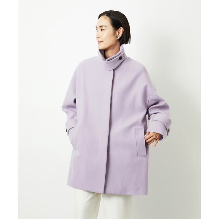 Super100ウールステンカラーコート | MICHEL KLEIN | 詳細画像56 