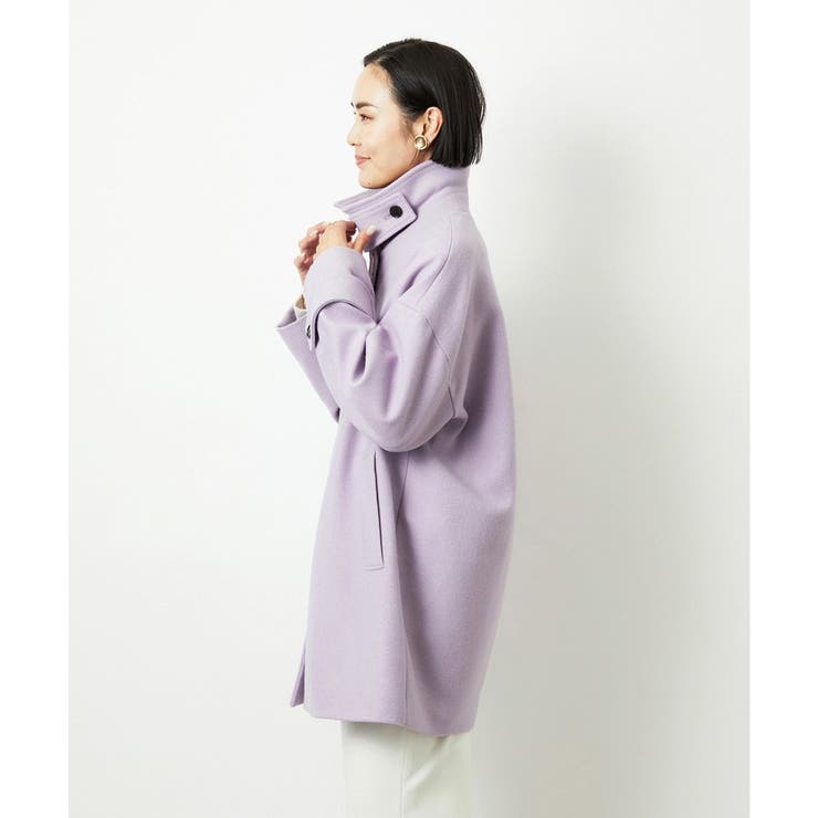 Super100ウールステンカラーコート | MICHEL KLEIN | 詳細画像57 