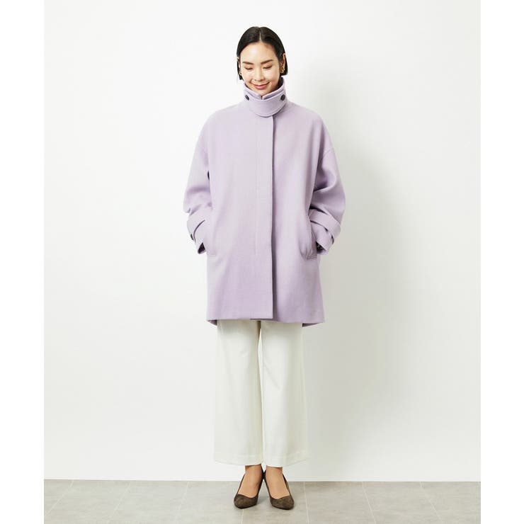 Super100ウールステンカラーコート | MICHEL KLEIN | 詳細画像58 