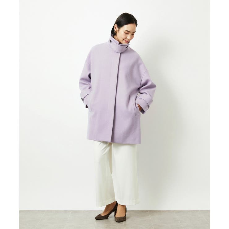 Super100ウールステンカラーコート | MICHEL KLEIN | 詳細画像60 