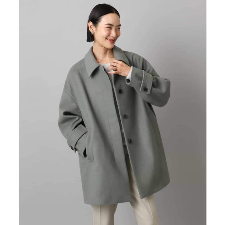 Super100ウールステンカラーコート | MICHEL KLEIN | 詳細画像62 