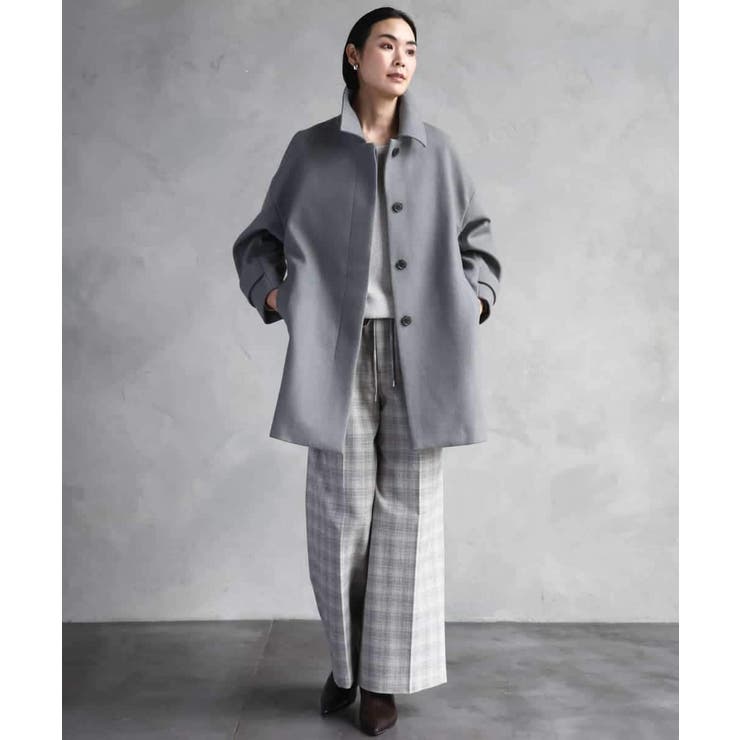 Super100ウールステンカラーコート | MICHEL KLEIN | 詳細画像66 