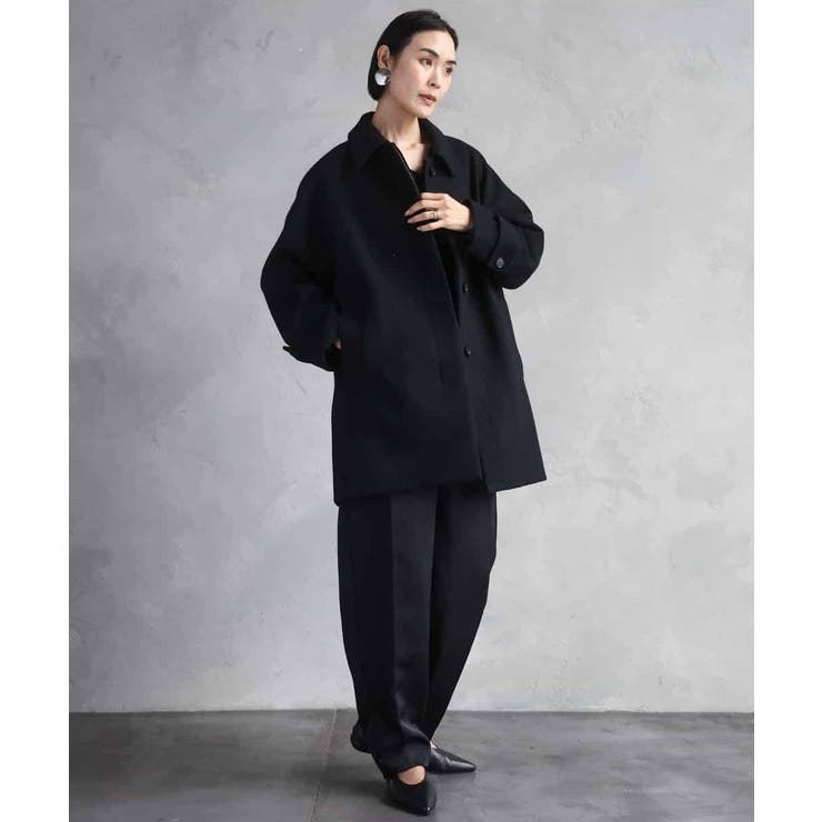 Super100ウールステンカラーコート | MICHEL KLEIN | 詳細画像8 