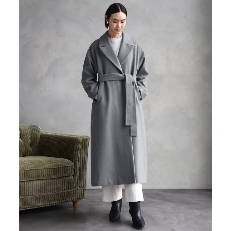 Super100ウールロングチェスターコート | MICHEL KLEIN | 詳細画像17 