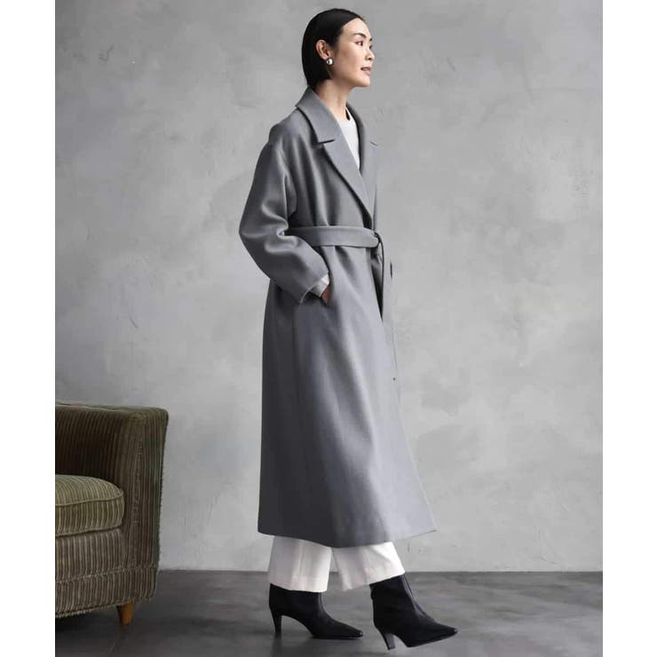 Super100ウールロングチェスターコート | MICHEL KLEIN | 詳細画像18 