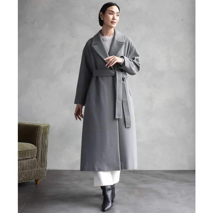 Super100ウールロングチェスターコート | MICHEL KLEIN | 詳細画像19 