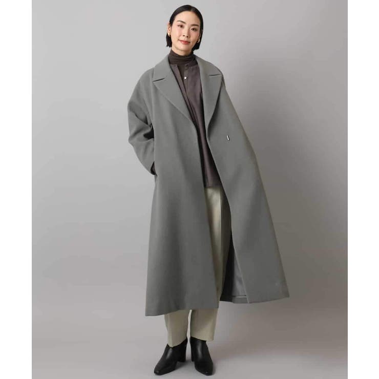 Super100ウールロングチェスターコート | MICHEL KLEIN | 詳細画像26 