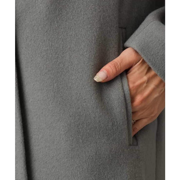 Super100ウールロングチェスターコート | MICHEL KLEIN | 詳細画像31 