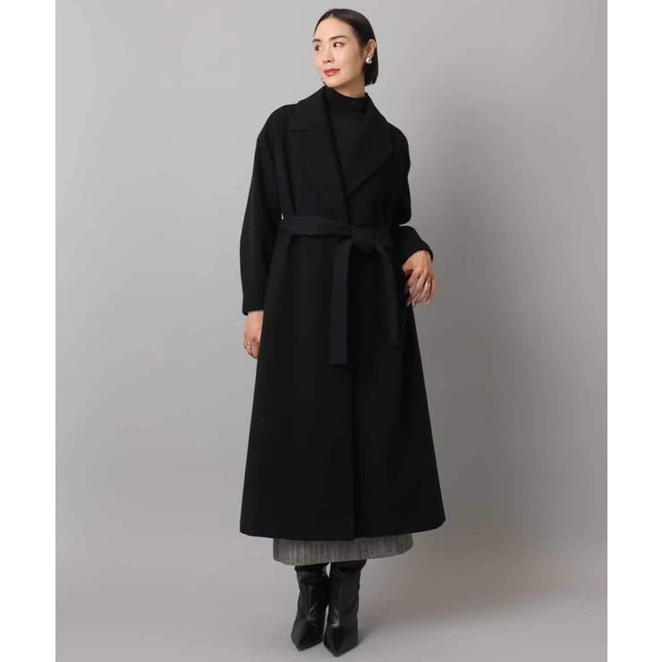 Super100ウールロングチェスターコート | MICHEL KLEIN | 詳細画像6 