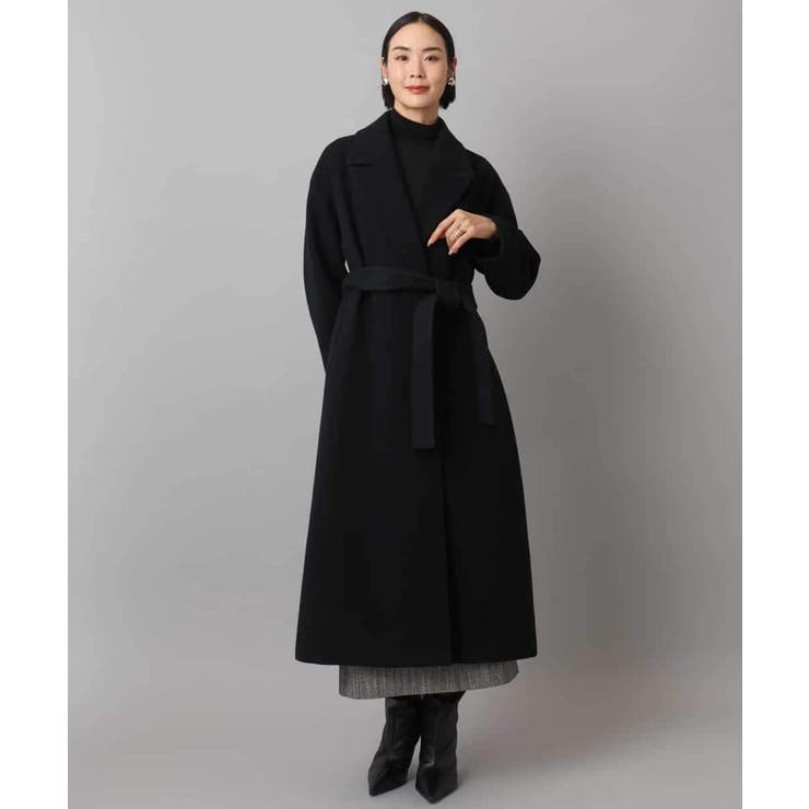 Super100ウールロングチェスターコート | MICHEL KLEIN | 詳細画像9 