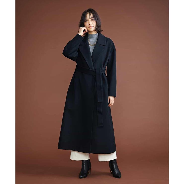 ウールビーバーロングチェスターコート[品番：ITKW0009575]｜MICHEL