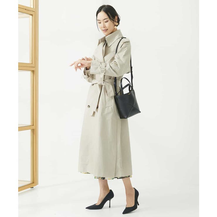 定価9.5万円★美品 ドゥーズィエムクラス ロングトレンチコート カルメイヤー Deuxieme Classe（ドゥーズィエムクラス）｜トレンチコート一覧 - WEAR