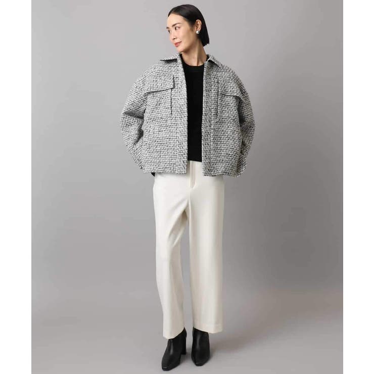 ファンシーツイードCPOジャケット | MICHEL KLEIN | 詳細画像12 