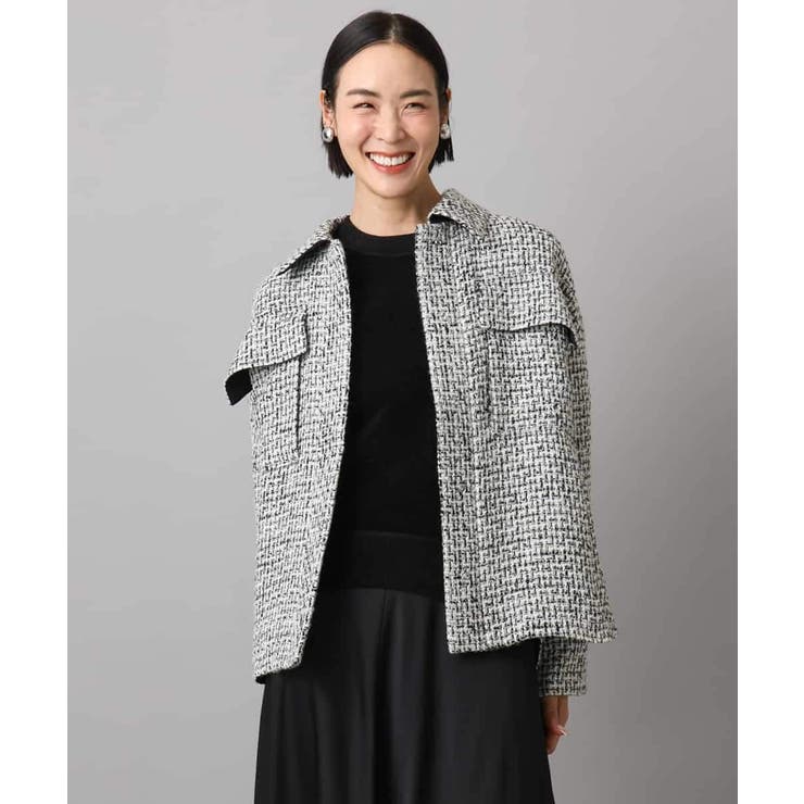 ファンシーツイードCPOジャケット | MICHEL KLEIN | 詳細画像13 