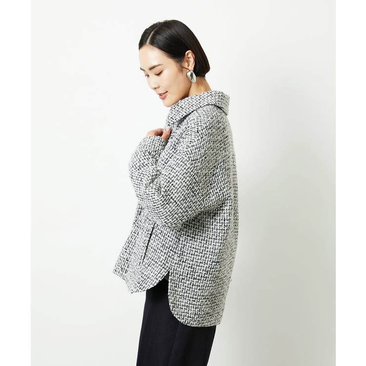 ファンシーツイードCPOジャケット | MICHEL KLEIN | 詳細画像20 