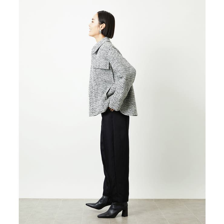 ファンシーツイードCPOジャケット | MICHEL KLEIN | 詳細画像22 