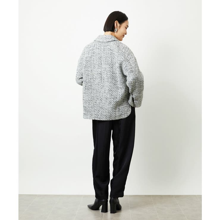 ファンシーツイードCPOジャケット | MICHEL KLEIN | 詳細画像23 