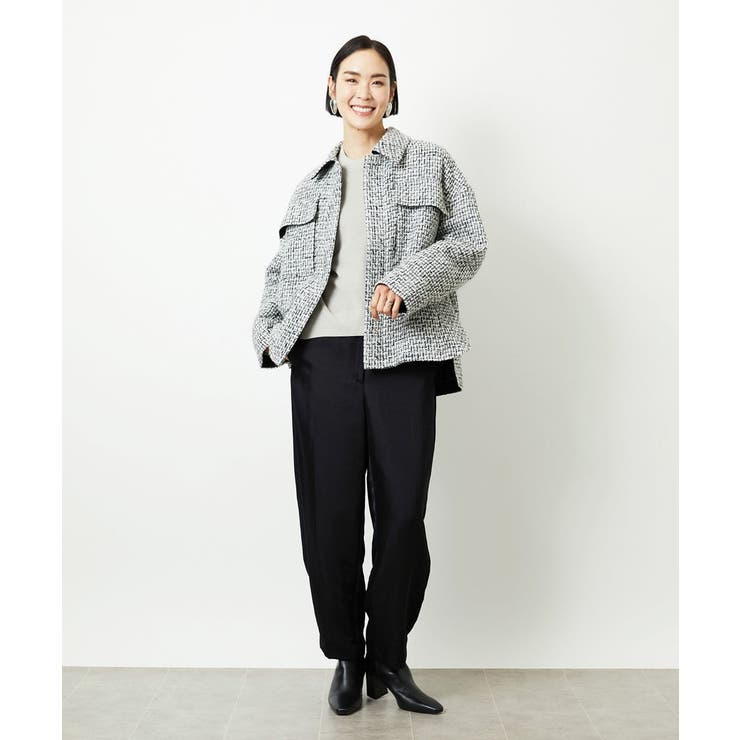 ファンシーツイードCPOジャケット | MICHEL KLEIN | 詳細画像24 